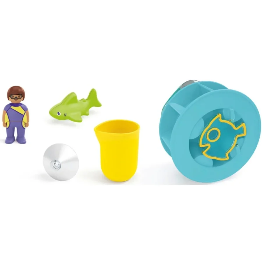 Playmobil JUNIOR AQUA: Młyn wodny z małym rekinem - obrazek 4