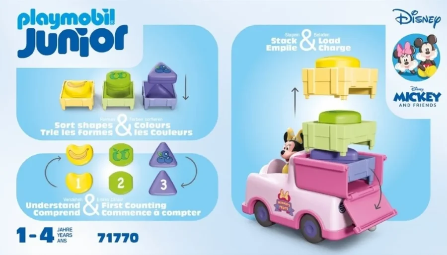 Playmobil JUNIOR & Disney: Myszka Miki i owocowy sorter - obrazek 2
