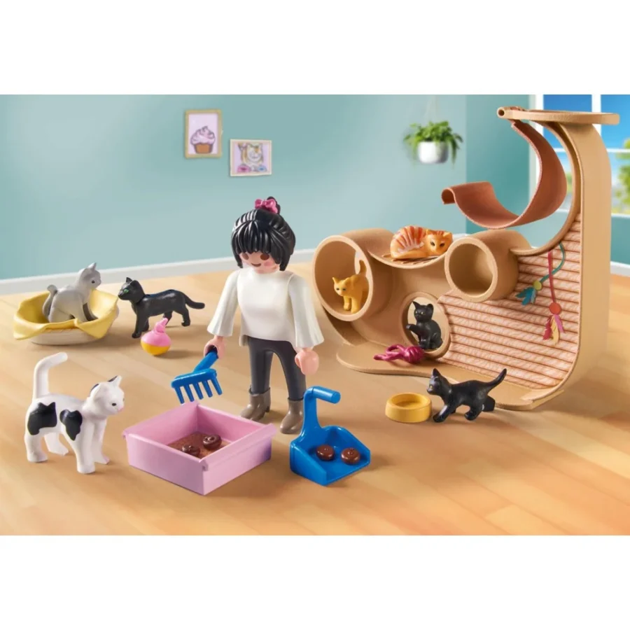 Playmobil Kocia Kawiarnia - obrazek 4