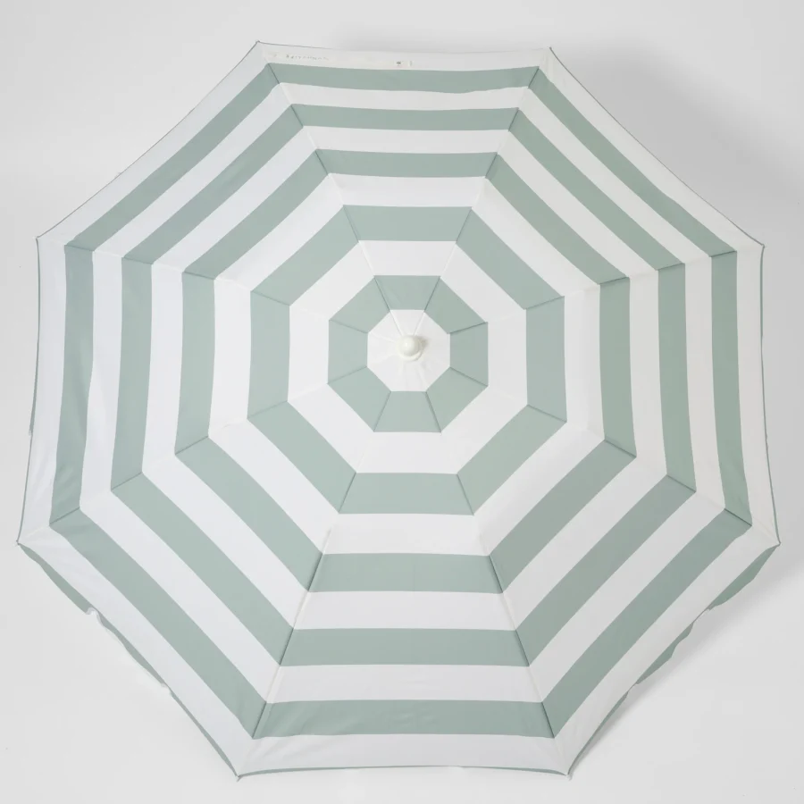 Sunnylife Kompaktowy parasol plażowy La Palma Sage Stripe - obrazek 8