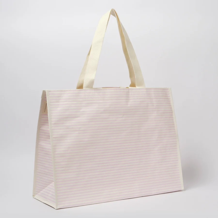 Sunnylife Torba plażowa Carryall Lazy Days Pink Stripe