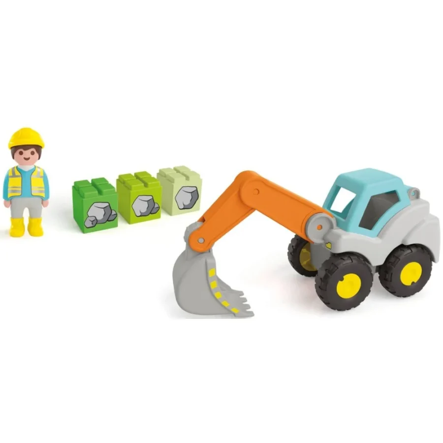 Playmobil  JUNIOR AQUA: Pływająca wyspa ze zjeżdżalnią - obrazek 6