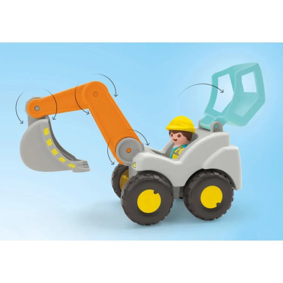 Playmobil  JUNIOR AQUA: Pływająca wyspa ze zjeżdżalnią - obrazek 5