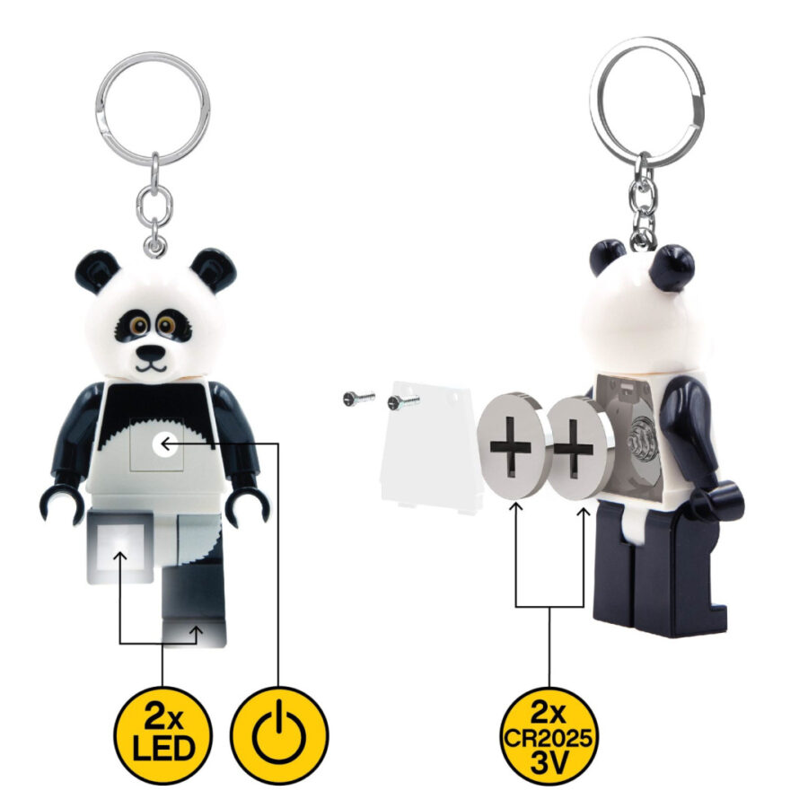 LEGO® Brelok z latarką MinifiguresTM Panda - obrazek 7