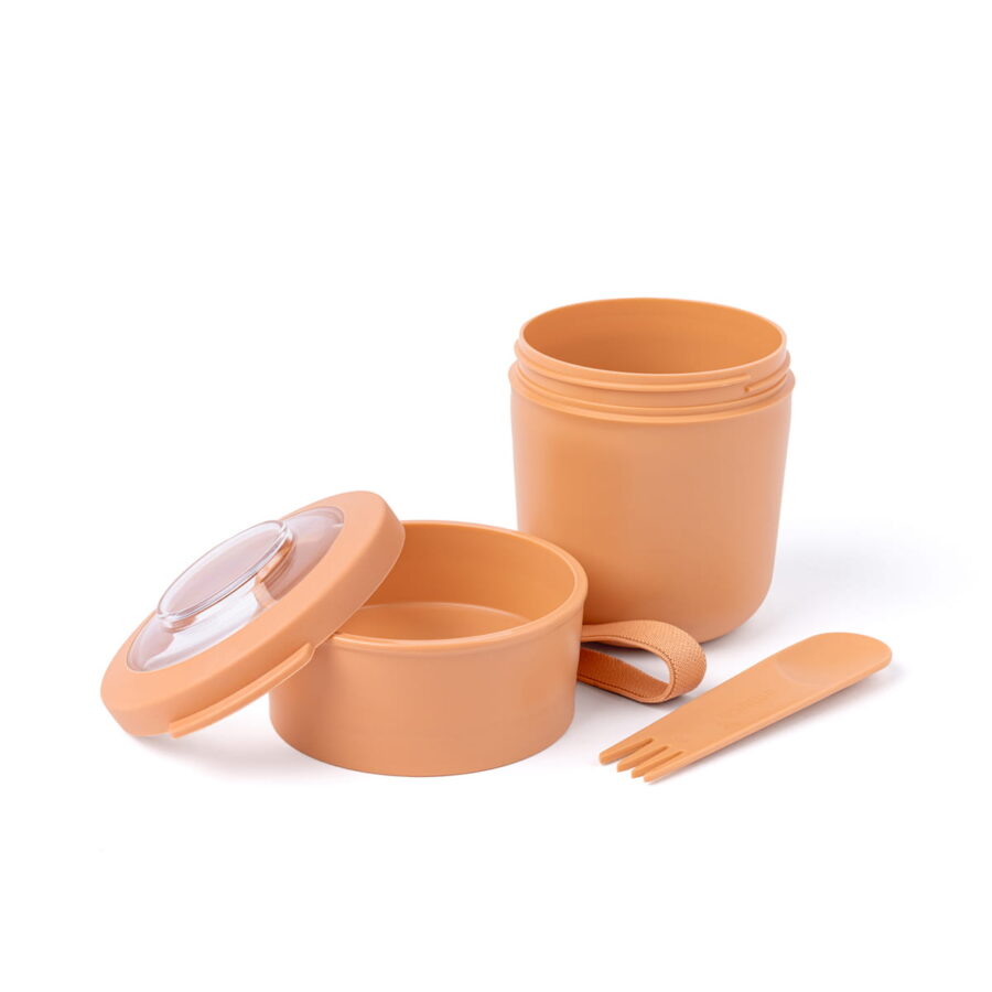 Amuse Pojemnik Na Jogurt Lub Zupę Ze Sztućcem Peach - obrazek 2