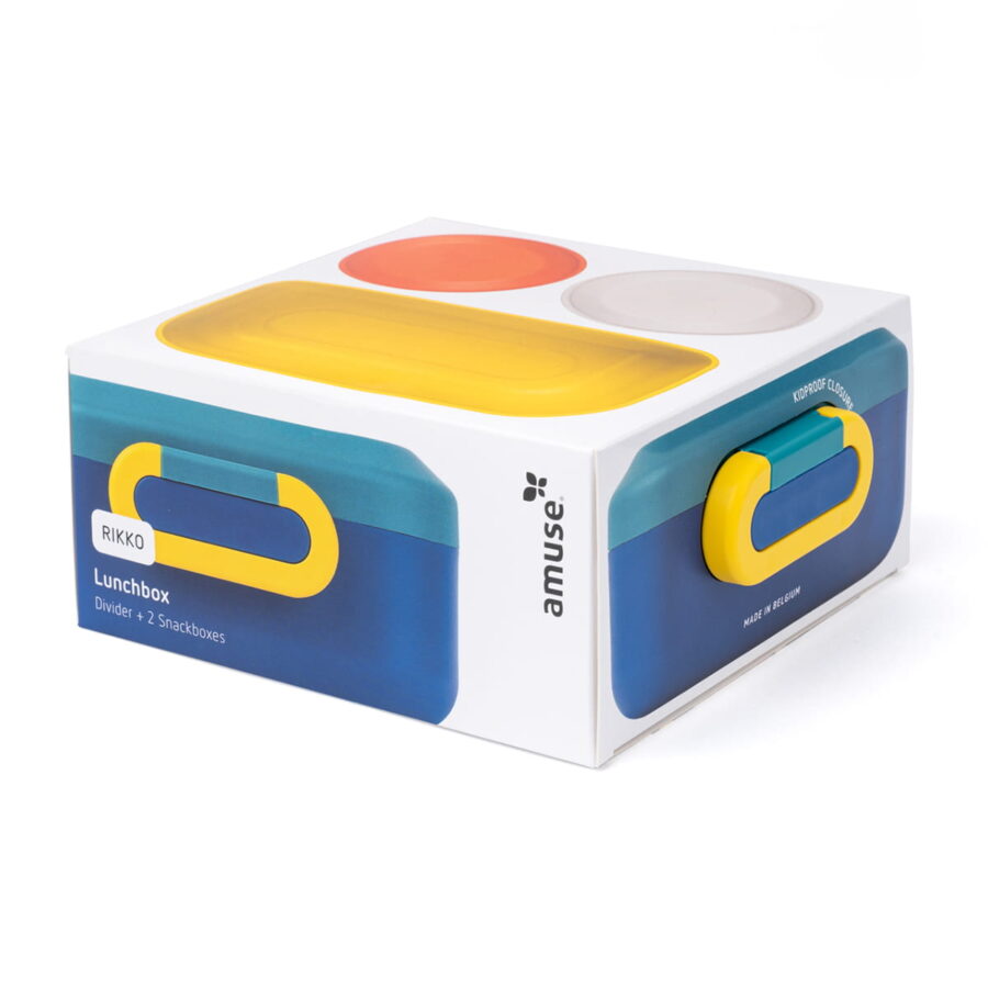 Amuse Lunchbox z przegródkami dla dzieci Rikko Midnight Lagoon / Amuse - obrazek 6