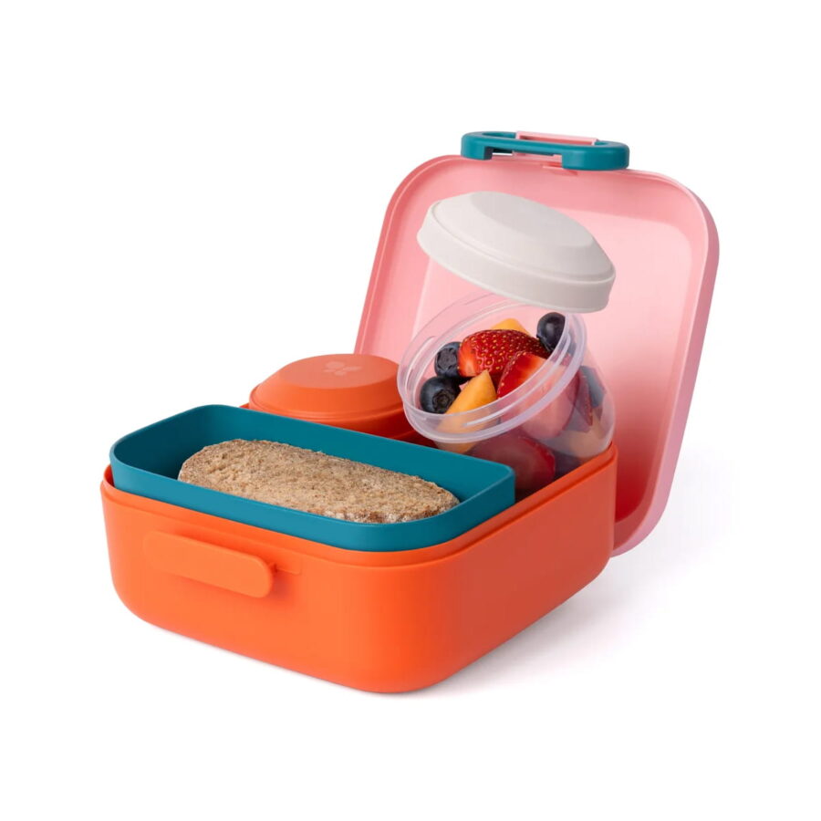 Amuse Lunchbox z przegródkami dla dzieci Rikko Poppy Flamingo / Amuse - obrazek 3