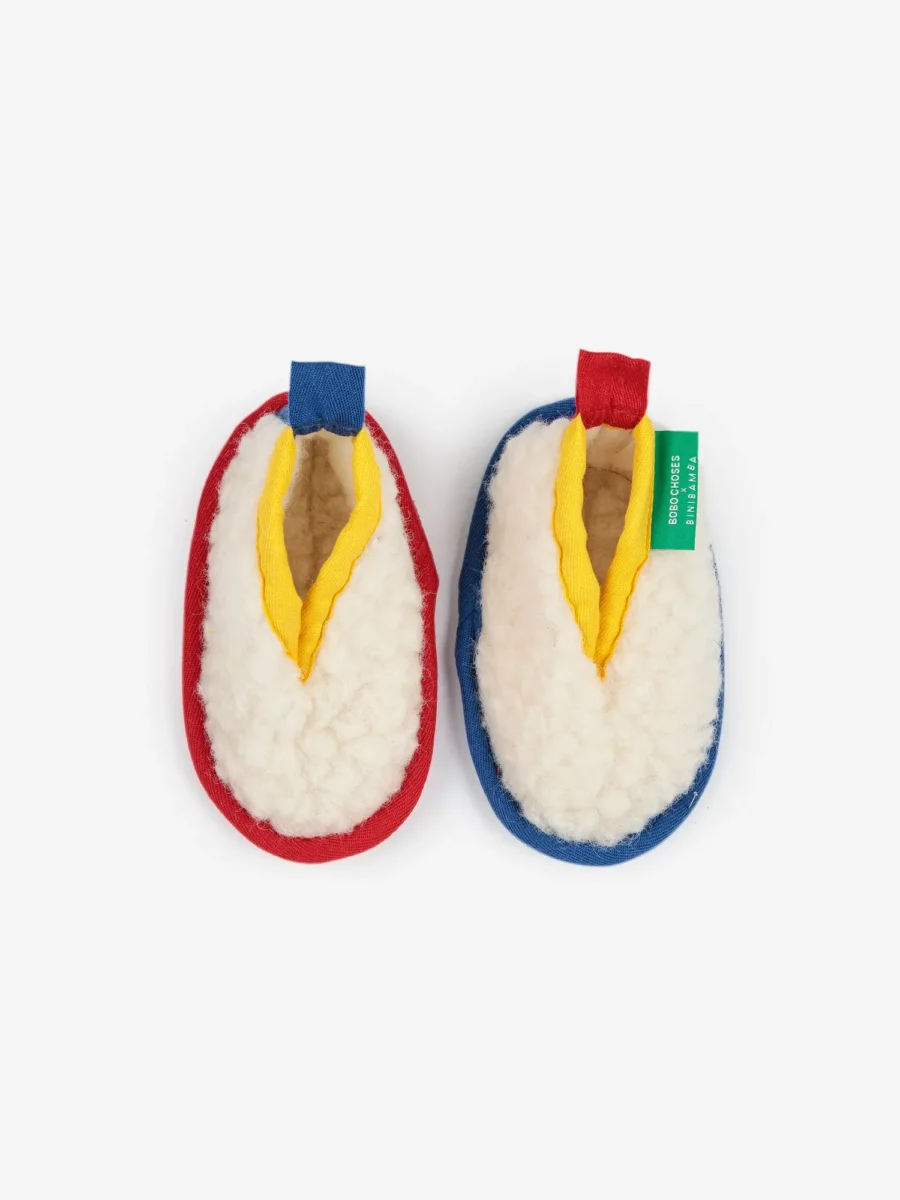 Bobo Choses x Binibamba Kapcie Wełniane Off White - obrazek 4