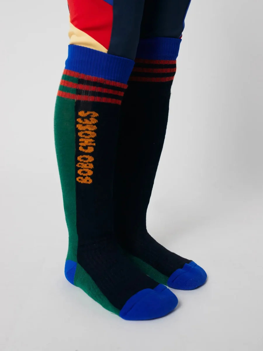 Bobo Choses Skarpetki Extra Long Ski Midnight Blue - obrazek 3