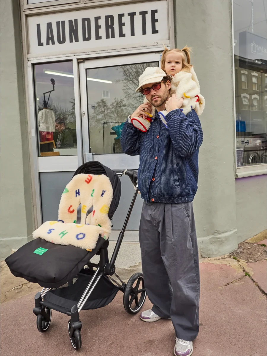 Bobo Choses x Binibamba Śpiwór Do Wózka Off White - obrazek 4