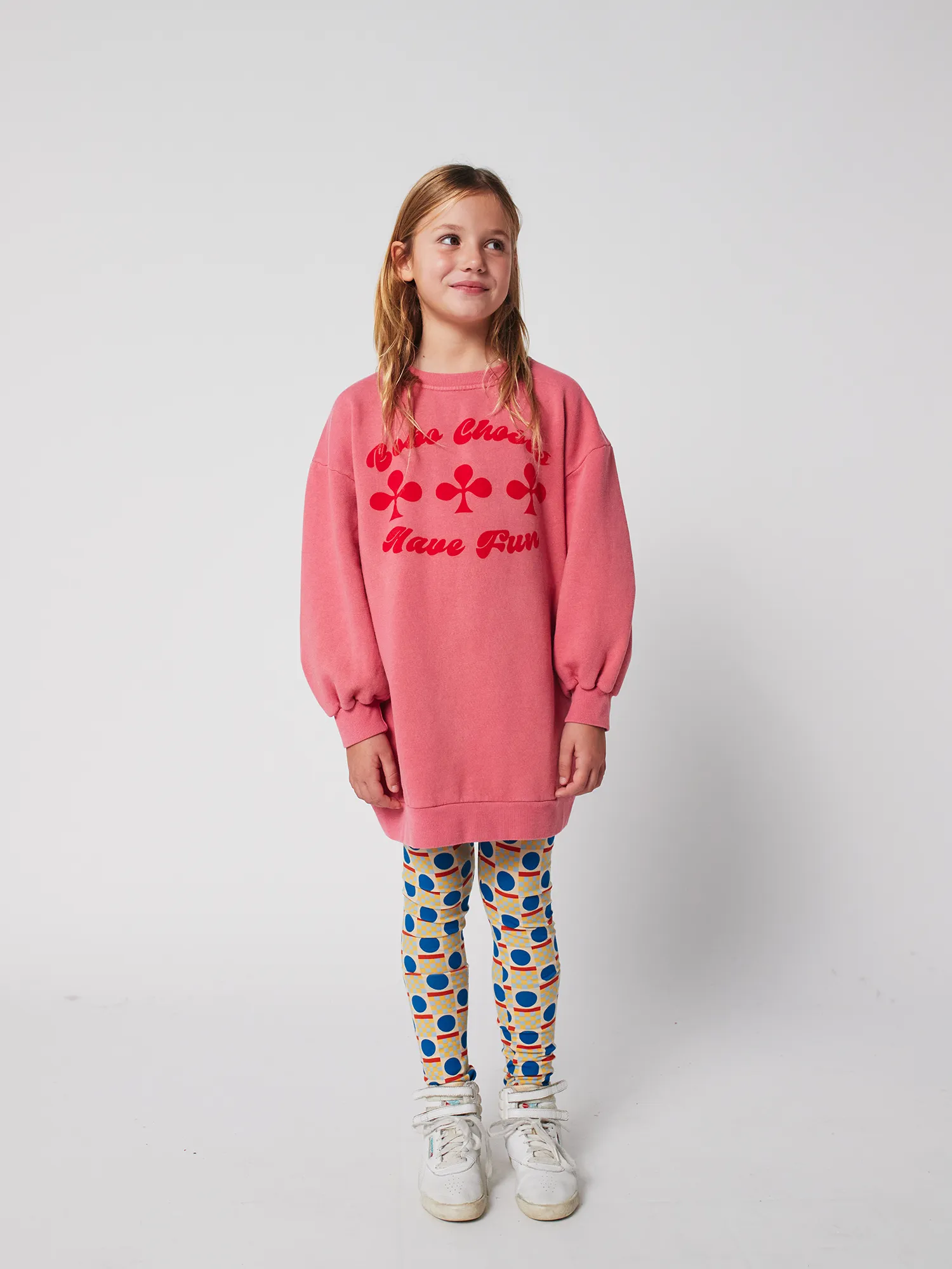 Bobo Choses Sukienka Have Fun Pink - obrazek 3