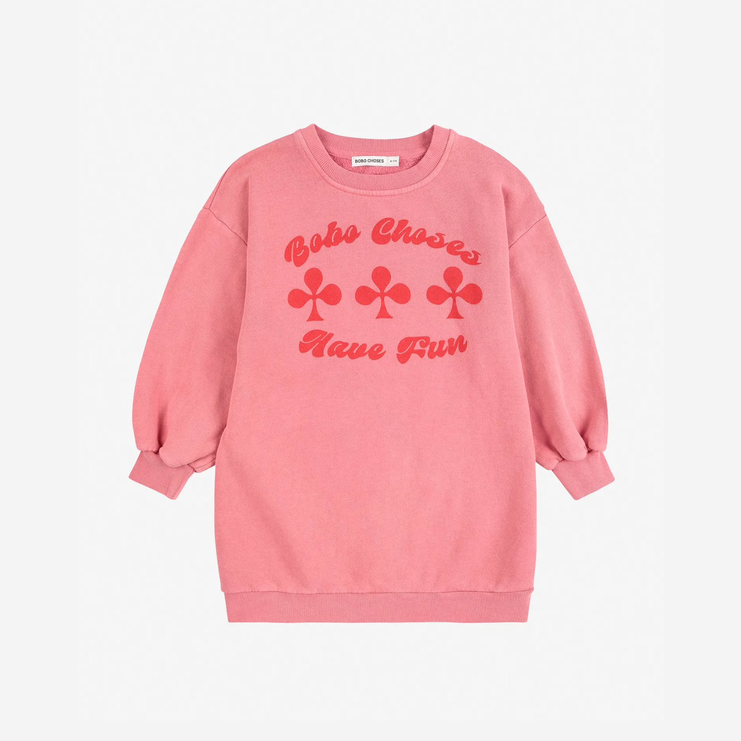 Bobo Choses Sukienka Have Fun Pink