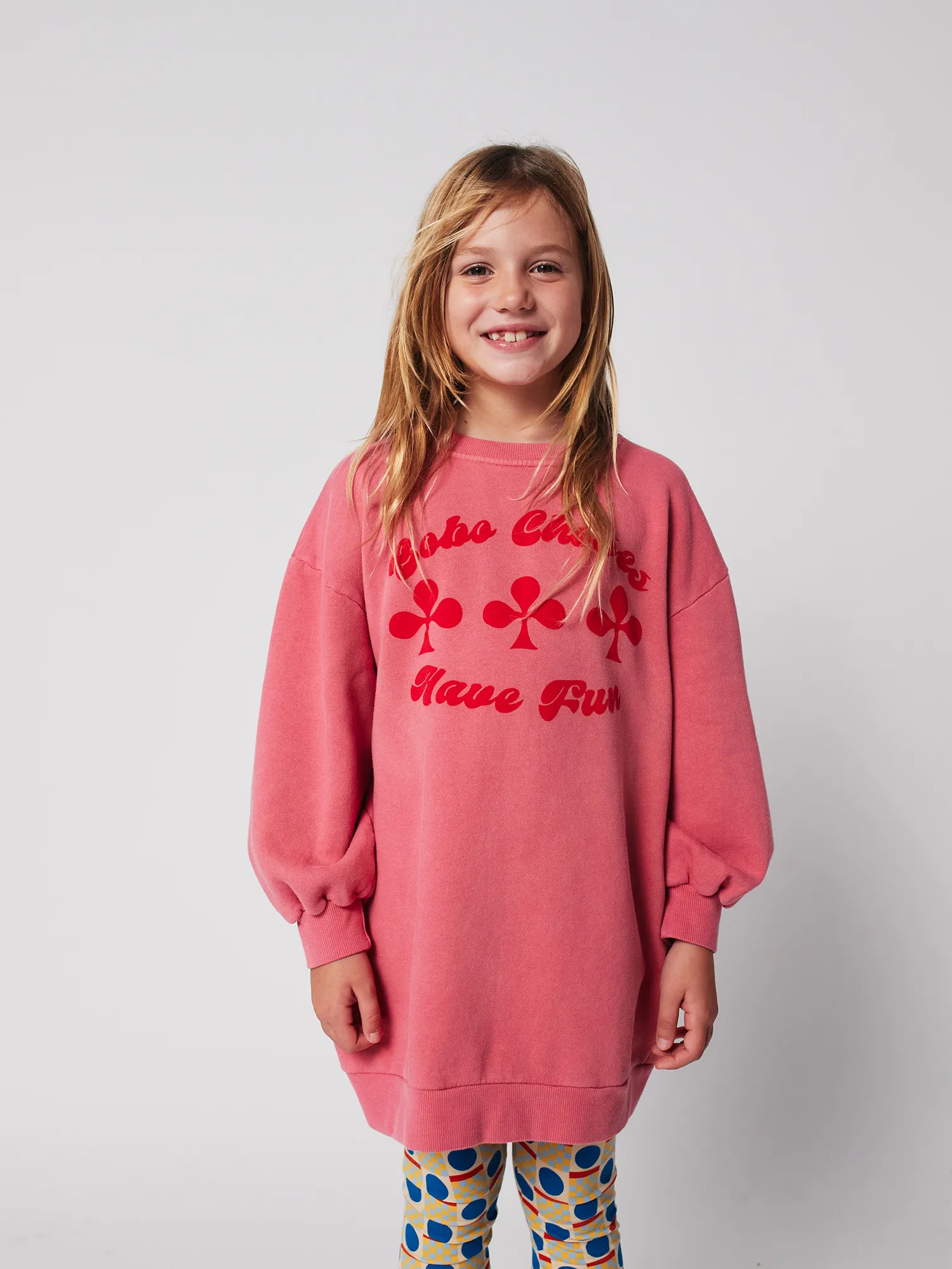Bobo Choses Sukienka Have Fun Pink - obrazek 4