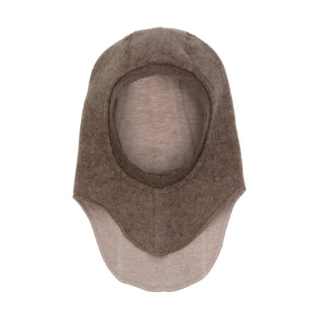 Huttelhut Kominiarka Wełniana MerinoWool Fleece w. Lin. Brown Melange