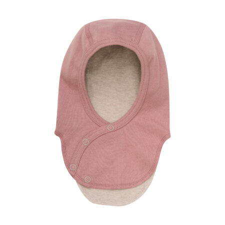 Huttelhut Bawełniana Kominiarka Niemowlęca Cotton Rib w. Lin. Burlwood