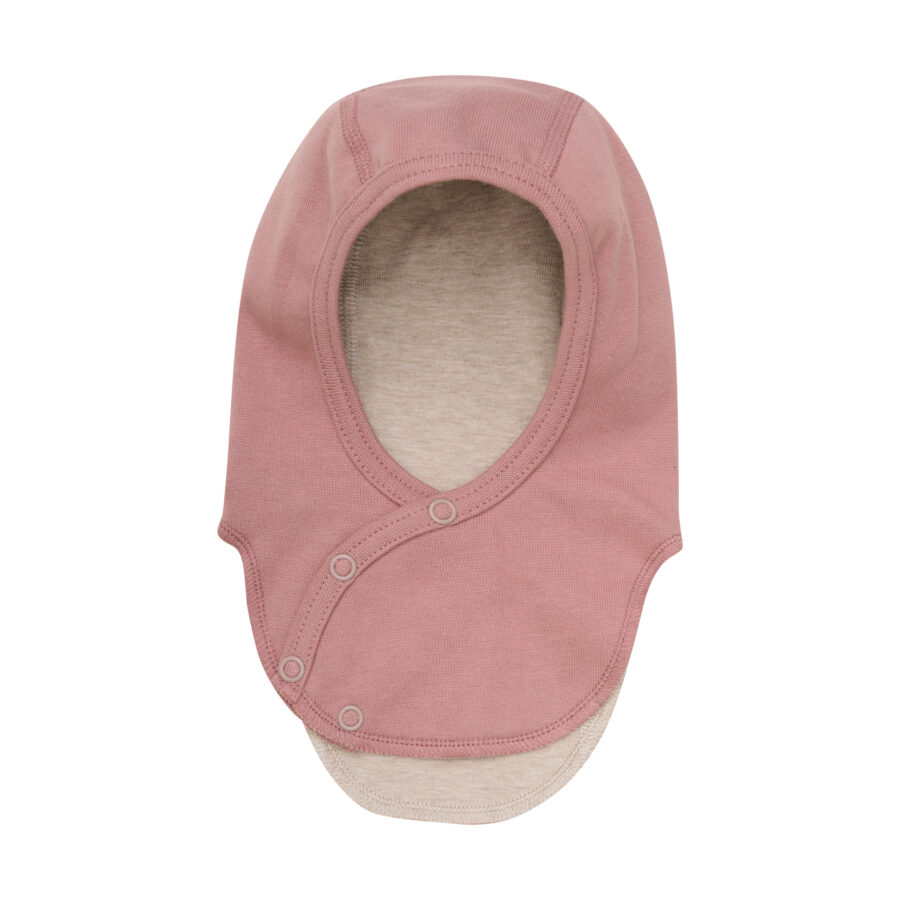 Huttelhut Bawełniana Kominiarka Niemowlęca Cotton Rib w. Lin. Burlwood
