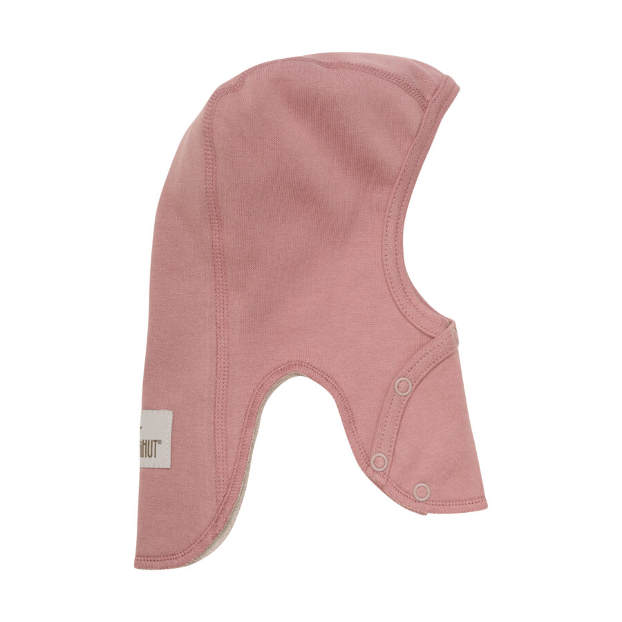 Huttelhut Bawełniana Kominiarka Niemowlęca Cotton Rib w. Lin. Burlwood - obrazek 2