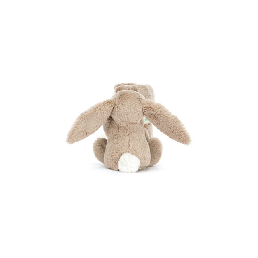JellyCat Króliczek z Kwiecistymi Uszami „Petal” Szmatka Przytulanka Beżowa 34 cm - obrazek 4