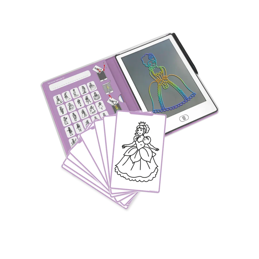 Kidywolf Pad Rysunkowy Z Ekranem LCD Princess - obrazek 5