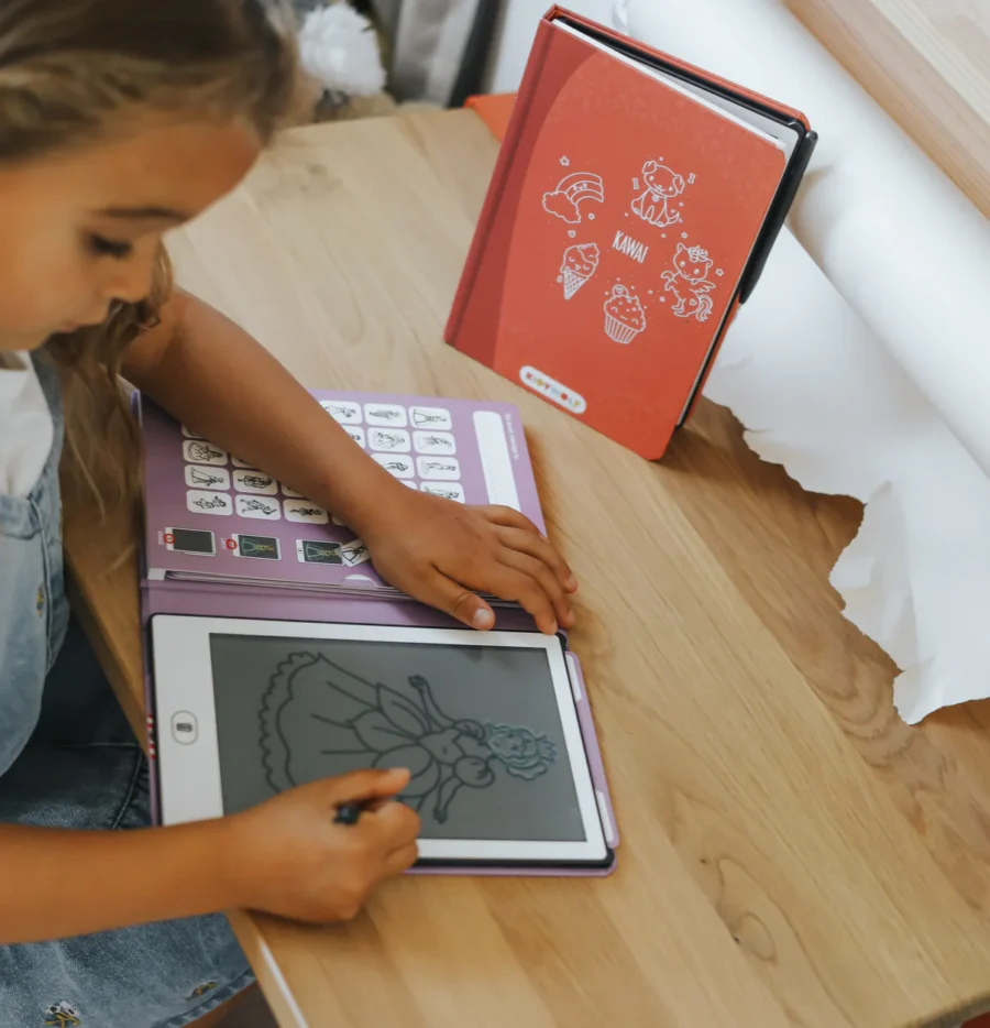 Kidywolf Pad Rysunkowy Z Ekranem LCD Princess - obrazek 3