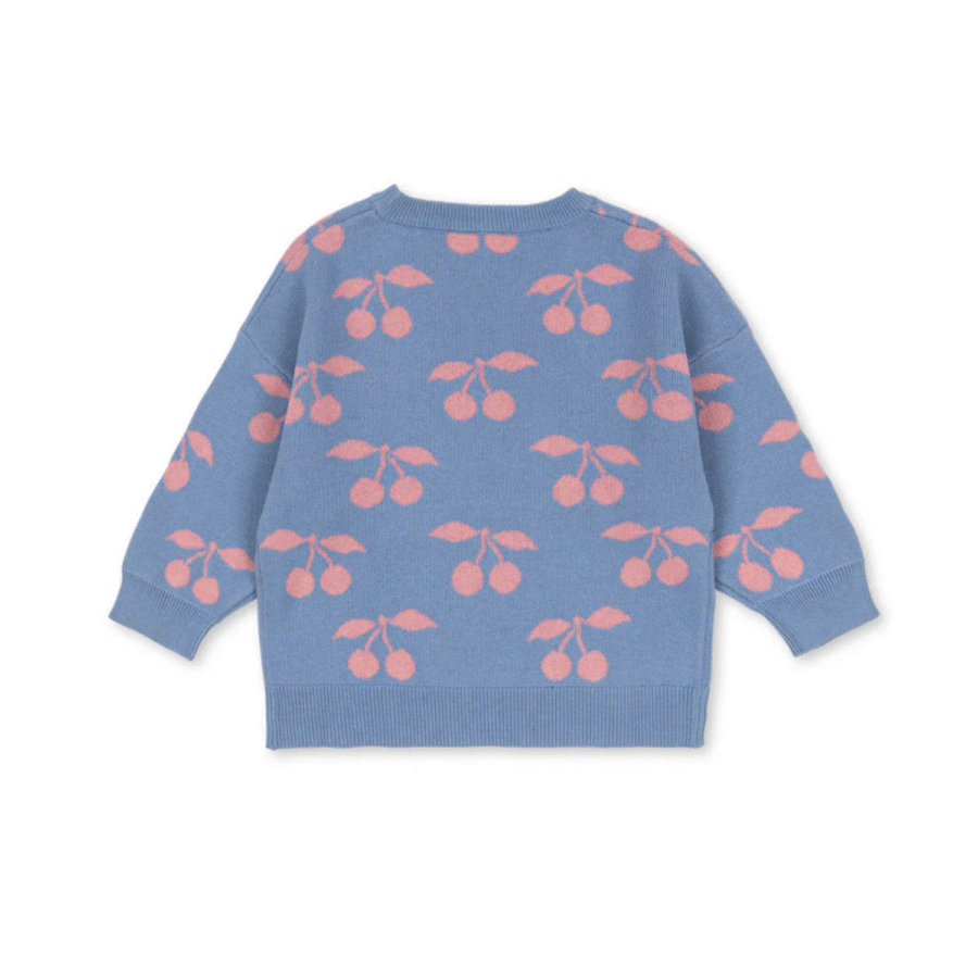 Konges Slojd Dzianinowa Bluza Lapis Gots Purple Impression - obrazek 2