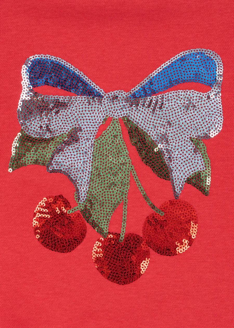 Konges Slojd Bluza Lou Sequin Winterberry - obrazek 5