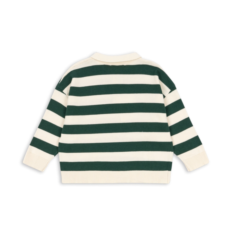Konges Slojd Bluza Dzianinowa Manis Polo Pine Grove Stripe - obrazek 2