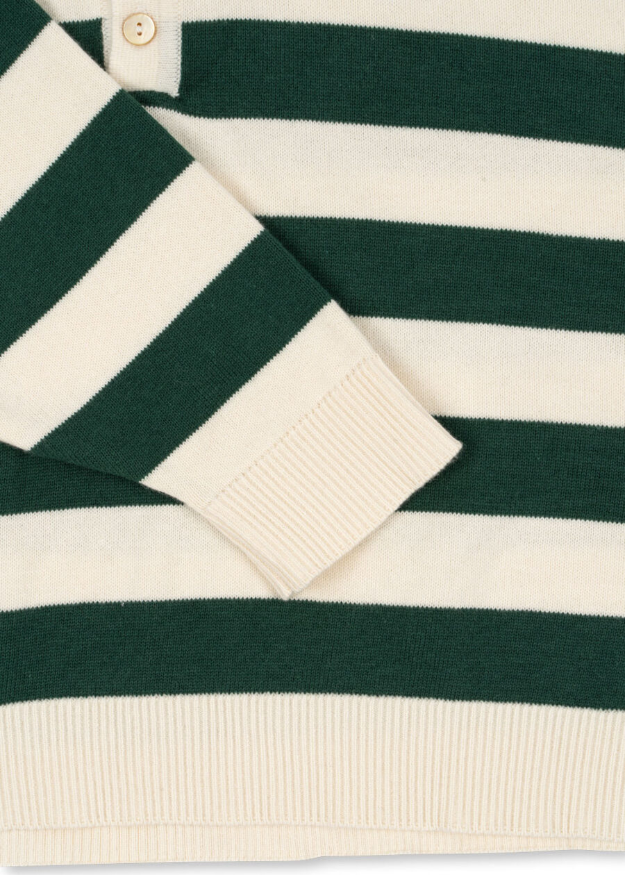 Konges Slojd Bluza Dzianinowa Manis Polo Pine Grove Stripe - obrazek 3