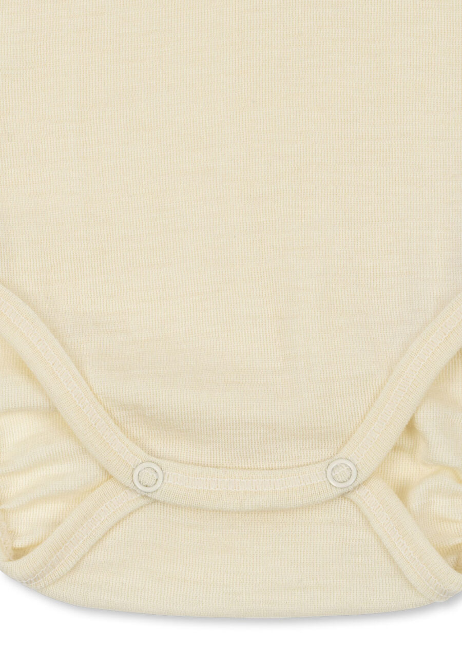 Konges Slojd Fanga Body Wełniane Erba LS Merino Beige Melange - obrazek 5