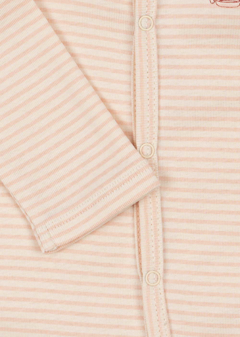 Konges Slojd Fanga Śpioszki Fio OCS Tea Stripe Cameo - obrazek 4