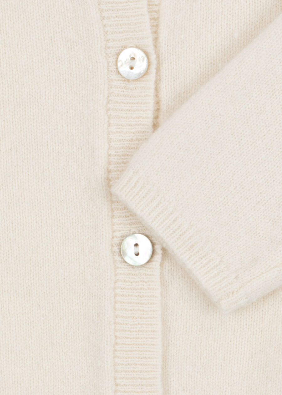 Konges Slojd Fanga Kardigan Savora Antique White - obrazek 4