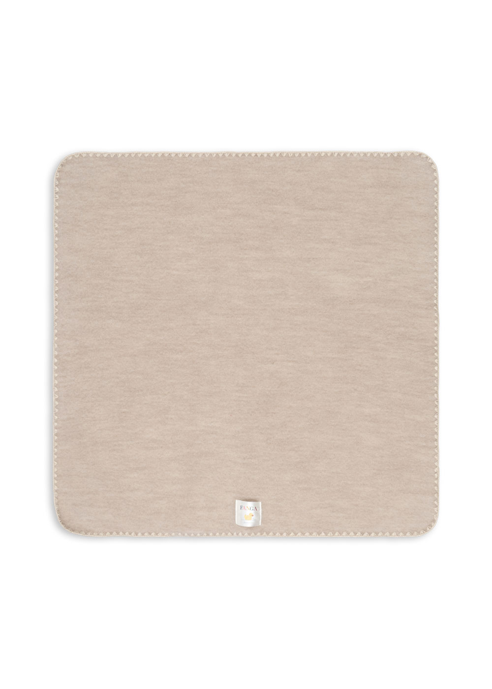 Konges Slojd Fanga Koc Wełniany Erba Wool Fleece Baby Oatmeal Melange - obrazek 5