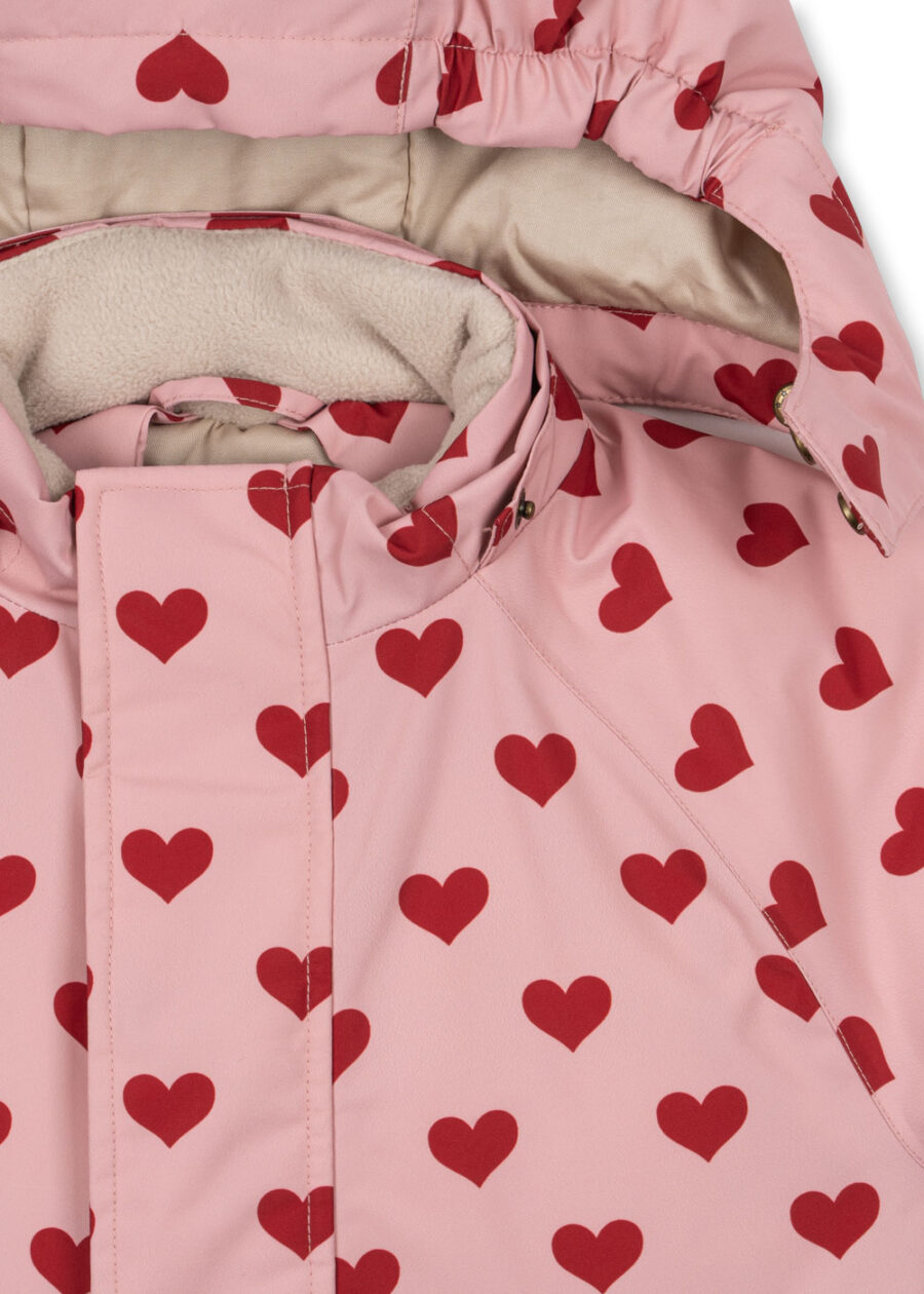 Konges Slojd Kombinezon Zimowy Nohr Print Amour Pink - obrazek 7
