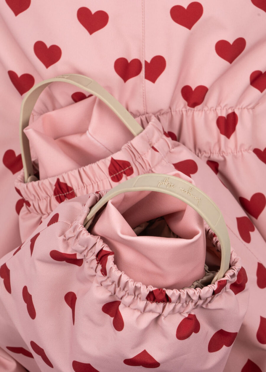 Konges Slojd Kombinezon Zimowy Nohr Print Amour Pink - obrazek 10