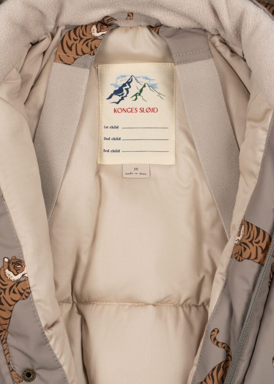Konges Slojd Kombinezon Zimowy Nohr Print Tiger Oak - obrazek 10