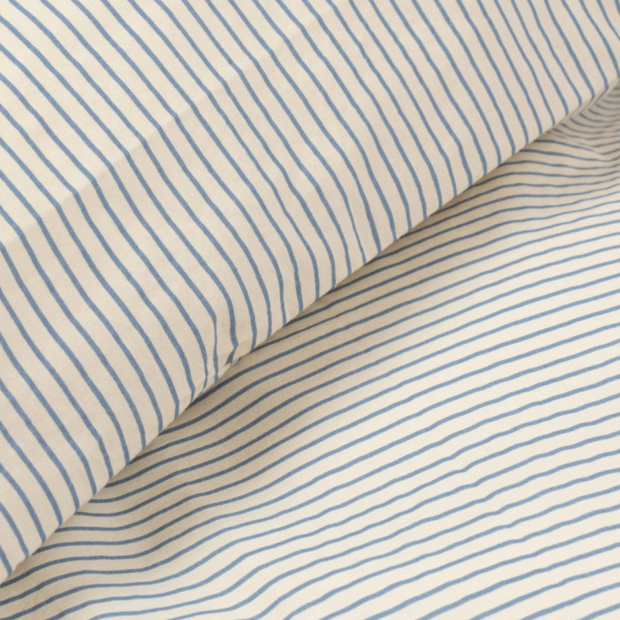 Konges Slojd Komplet Pościeli 140x200 Adult Stripe Blue - obrazek 2