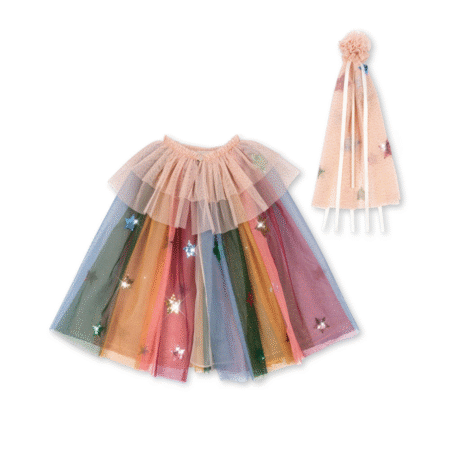 Konges Slojd Kostium Glitter Rainbow Evening Sand