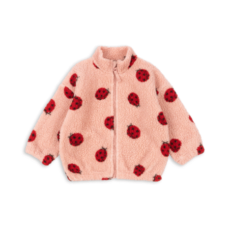 Konges Slojd Kurtka Polarowa Jody Teddy GRS Ladybug Pink