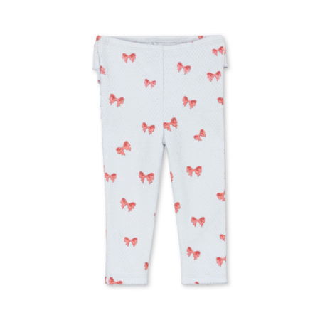 Konges Slojd Legginsy Niemowlęce Sui Frill Rosia Blue bow