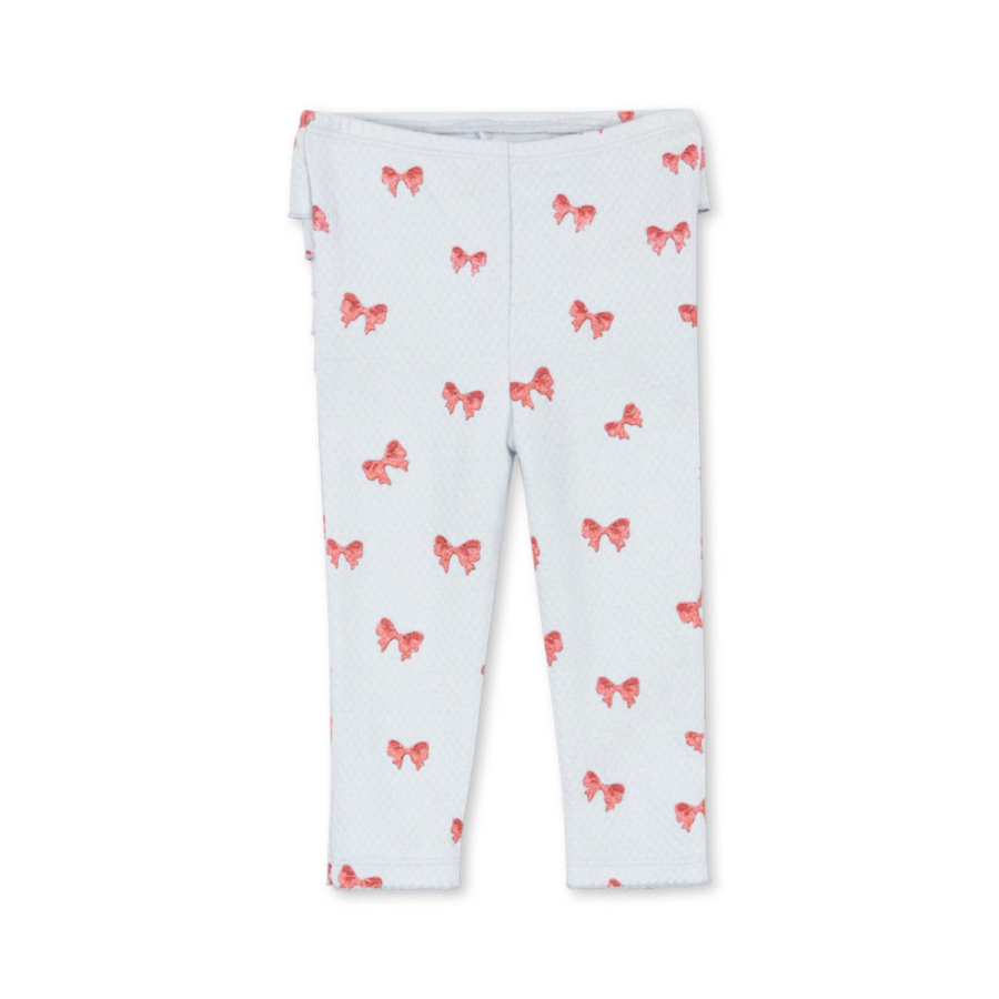 Konges Slojd Legginsy Niemowlęce Sui Frill Rosia Blue bow