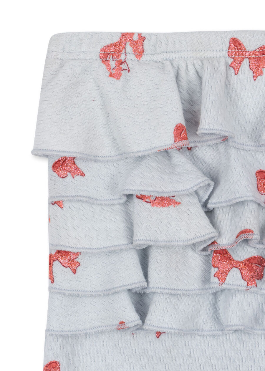 Konges Slojd Legginsy Niemowlęce Sui Frill Rosia Blue bow - obrazek 4