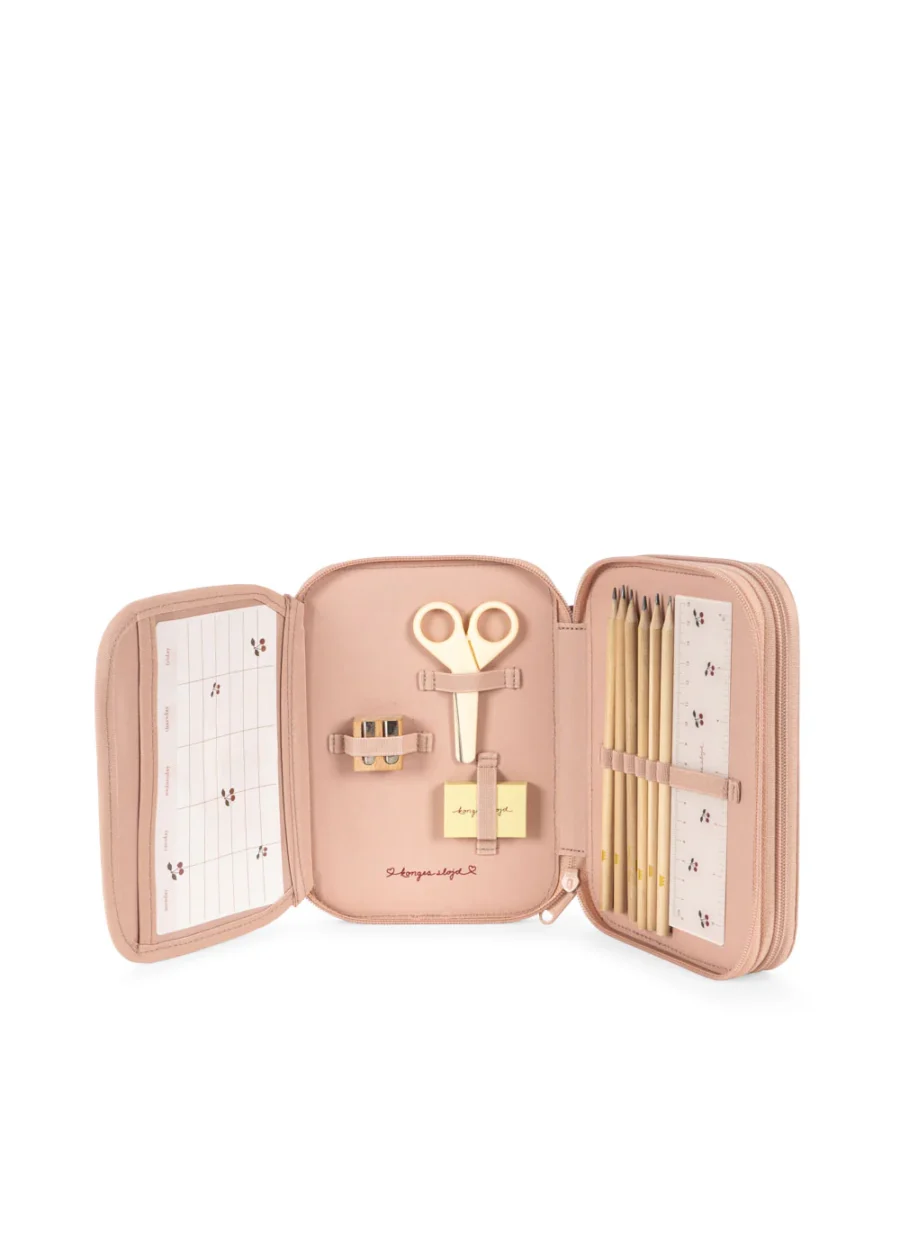Konges Slojd Piórnik Z Wyposażeniem Clover Mahogany Rose - obrazek 6