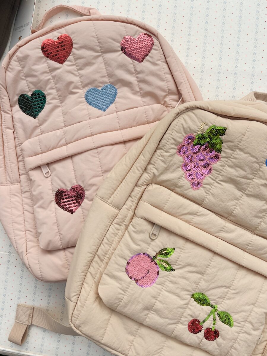 Konges Slojd Plecak Juno Quilted Sequin Midi Frappe - obrazek 3