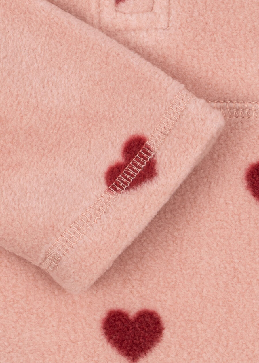 Konges Slojd Bluza Polarowa Tavi Grs Coeur Mellow - obrazek 4