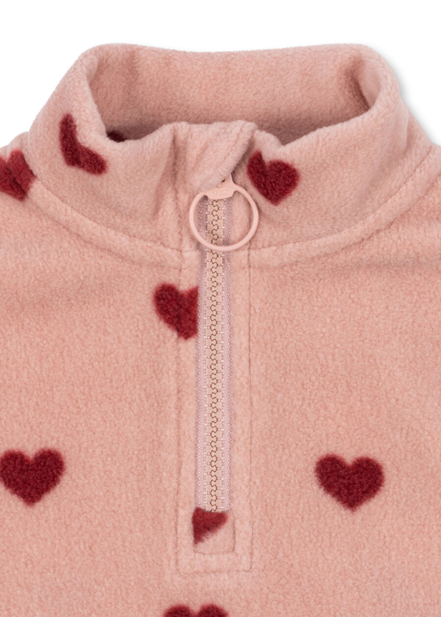 Konges Slojd Bluza Polarowa Tavi Grs Coeur Mellow - obrazek 3