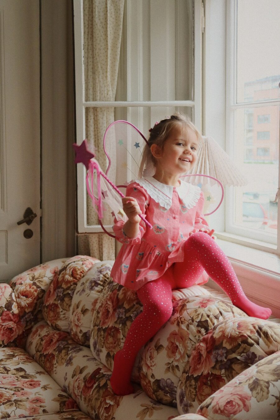 Konges Slojd Rajtki Z Dekoracyjnymi Koralikami Glam Amour Pink - obrazek 6