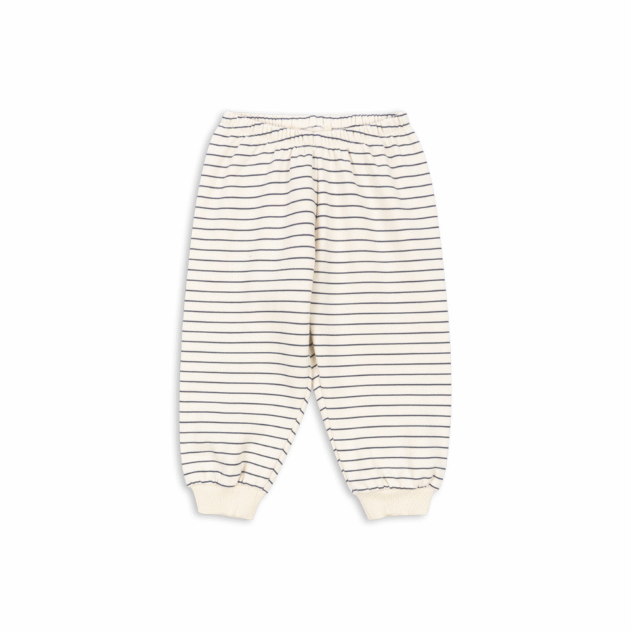 Konges Slojd Spodnie Amio Ocs Captains Blue/Antique White