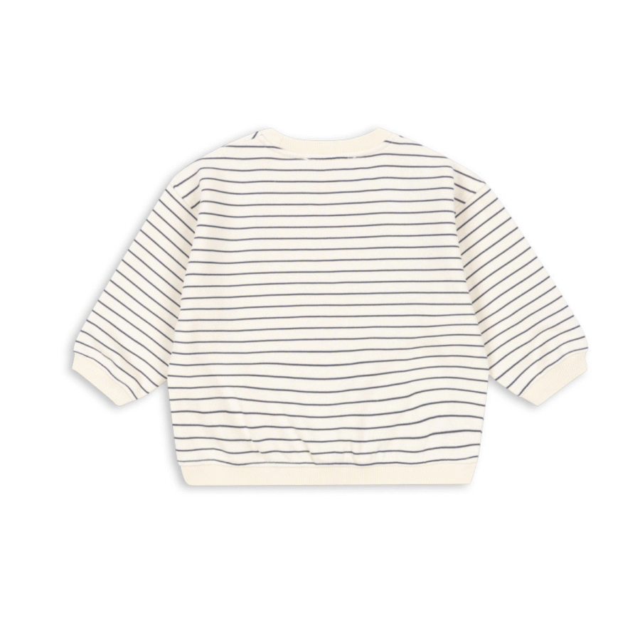 Konges Slojd Bluza Amio Ocs Captains Blue/Antique White - obrazek 2