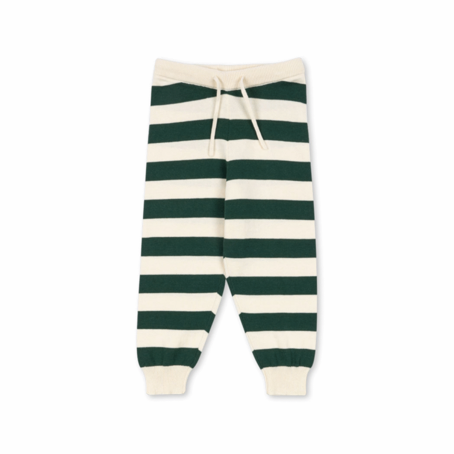 Konges Slojd Spodnie Manik Knit Pine Grove Stripe