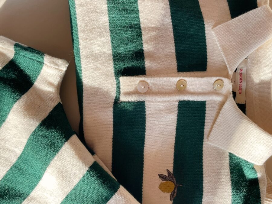 Konges Slojd Bluza Dzianinowa Manis Polo Pine Grove Stripe - obrazek 5